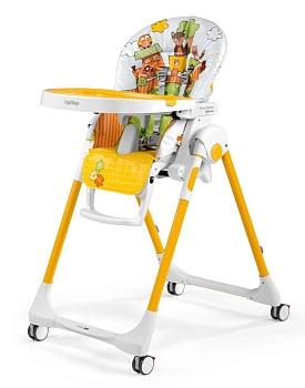 Стульчик для кормления Peg Perego Prima Pappa Follow Me (Fox & Friends)