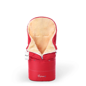 Конверт в коляску Esspero Transformer (натуральная 100% шерсть) (Red)