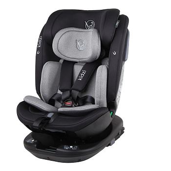 Детское автокресло Kidzi SPIN 360 i-SIZE PLUS (серое)