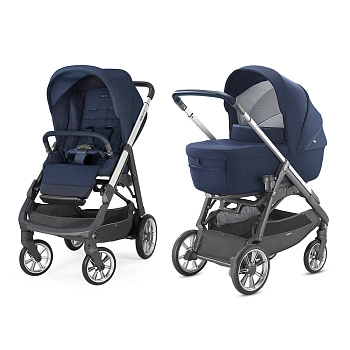 (не использовать)Коляска 2 в 1 Inglesina Aptica System Duo (Portland Blu/Graphite Blue Navy)