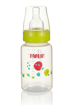 Полипропиленовая бутылочка для кормления со стандартным горлышком Farlin, 150 мл. (Салатовый)