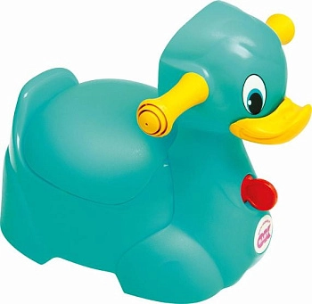 Горшок музыкальный Ok Baby Quack (72 бирюзовый)