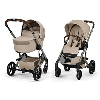 Коляска 2 в 1 Cybex Balios S Lux NEW (TPE Almond Beige)