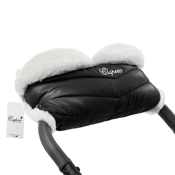 Муфта для рук на коляску Esspero Cosy White (Black)