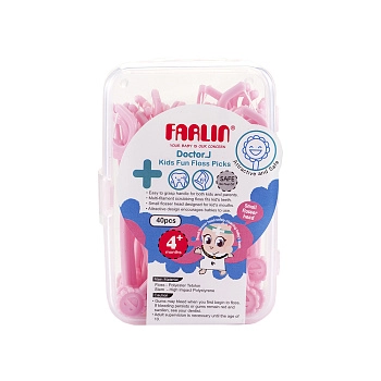 Флоссер детский Farlin, +4 мес. (Розовый)