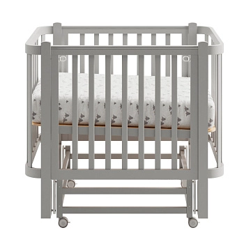Детская кроватка ANTEMI Terra Light 100х70 (Серый)
