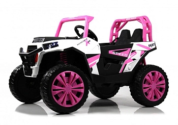 Детский электромобиль RiverToys F888FF-A 4WD (розовый)