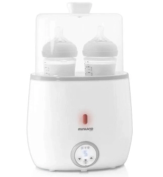 Подогреватель-стерилизатор для 2-х бутылочек Miniland Warmy Twin (стандарт)