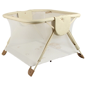 Манеж детский Globex Книжка коллекция Мишки (бежевый)