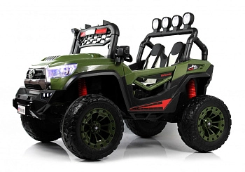 Детский электромобиль RiverToys М888БХ (зеленый)