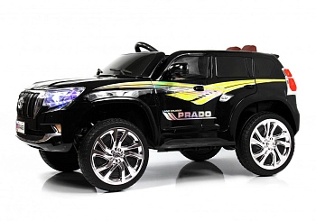 Детский электромобиль RiverToys М444БХ (черный глянец)