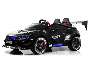 Детский электромобиль RiverToys G007GG (черный)