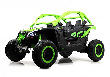 Детский электромобиль RiverToys BRP Can-Am Maverick Y111YY (зеленый)