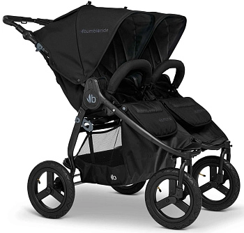 Прогулочная коляска для двойни Bumbleride Indie Twin (Black)