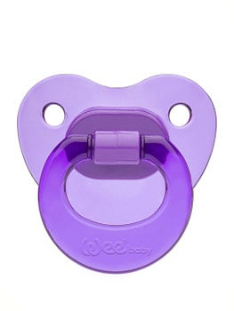 Ортодонтическая соска-пустышка WeeBaby CANDY, с 6 месяцев (фиолетовый)