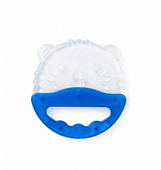 Прорезыватель-погремушка с ручкой Farlin (Тигр синий)