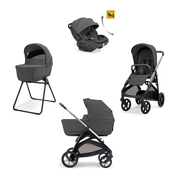 Коляска 3 в 1 Inglesina Aptica (Darwin Recline Evo) (Marble Grey)