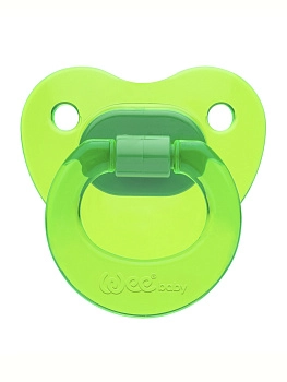 Ортодонтическая соска-пустышка WeeBaby CANDY, с 6 месяцев (зеленый)