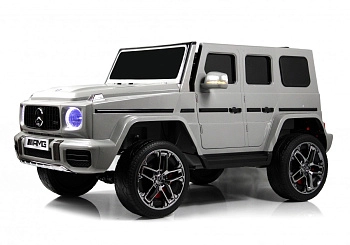 Детский электромобиль RiverToys Mercedes-AMG G63 G111GG, 24V (серый)