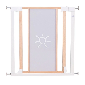 Ворота безопасности Geuther Vario Safe 74,5-82,5 см, высота 77,5 (натуральный/оргстекло)