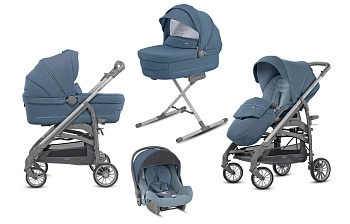 Коляска 3 в 1 Inglesina Trilogy System (Arctic Blue/Trilogy Slate)