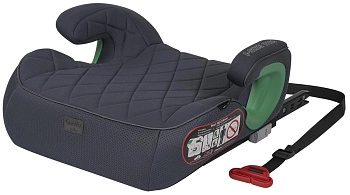 Автокресло Indigo QuickFix Isofix 22-36 кг (серый-серая сетка)