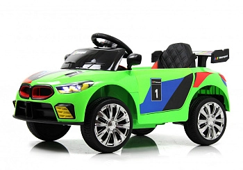Детский электромобиль RiverToys F444FF (зеленый)
