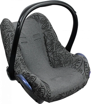 Чехол в автокресло Xplorys Dooky Seat cover 0+ (Grey Leaves)