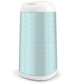 Чехол для накопителя подгузников AngelCare Dress Up (мятный/листья)