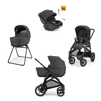 Коляска 3 в 1 Inglesina Aptica XT (Darwin Recline Evo) (Magnet Grey)