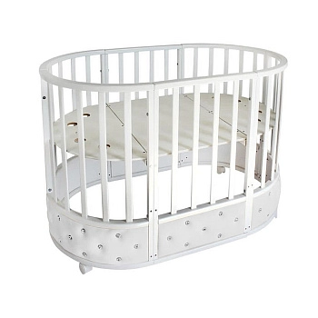 Кроватка-трансформер 7 в 1 Sweet Baby Cappellini (Белый)