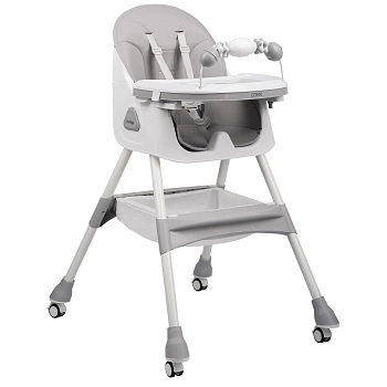 Стульчик для кормления Indigo Corn (светло-серый)