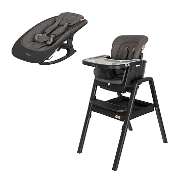 Стульчик для кормления Tutti Bambini High Chair Nova (Black/Black 611010/9999B)