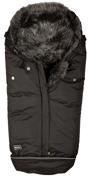 Конверт BOZZ с длинным ворсом (20-2015-3 Черный/Серый)