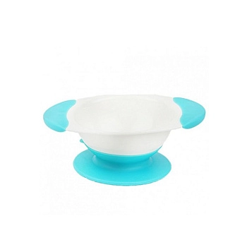 Тарелка для кормления на присоске 360° Farlin (Бирюзовый)