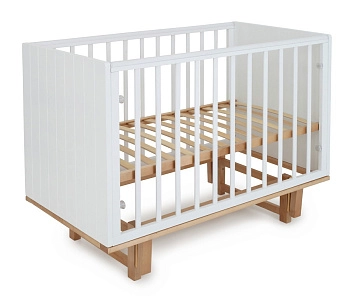 Детская кроватка RANT BAMBOO маятник 120*60 (Cloud White)