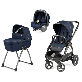 Коляска 3 в 1 Peg Perego Veloce TC Belvedere SLK (Blue Shine)