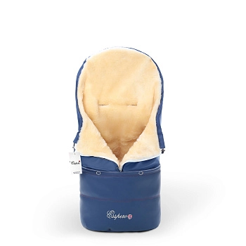 Конверт в коляску Esspero Transformer Lux (натуральная 100% шерсть) (Navy)