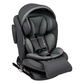 Автокресло Indigo SMART+ ISOFIX, группа 0+1+2+3 (серый)