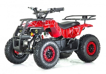 Детский электроквадроцикл RiverToys TIKI LUX (красный спайдер)