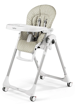 Стульчик для кормления Peg Perego Prima Pappa Follow Me (Babydot Beige)