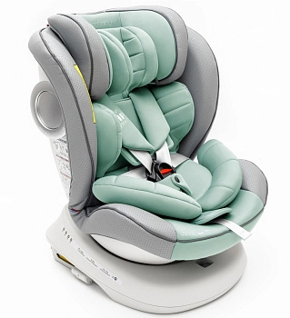 Автокресло Amarobaby CHAMPION, Isofix (Серый/бирюзовый)