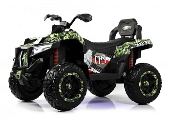 Детский электромобиль RiverToys X999XX (зеленый камуфляж)