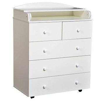 Детский пеленальный комод Байтвинз Стори 3 (белый)