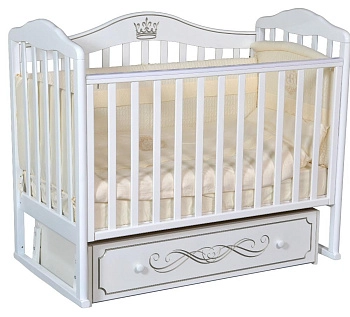 Детская кроватка АНТЕЛ Alita 77 УМ (Белый)