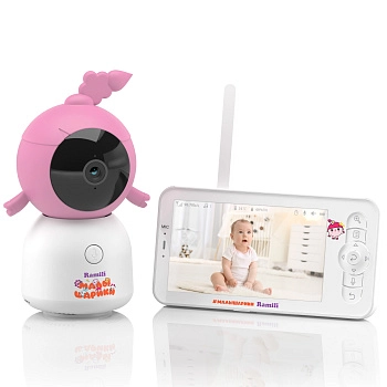 Видеоняня Ramili Baby RV100NUSHA Нюша, Малышарики (с креплением)