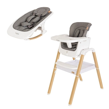 Стульчик для кормления Tutti Bambini High Chair Nova (White/Oak 611010/3511B)