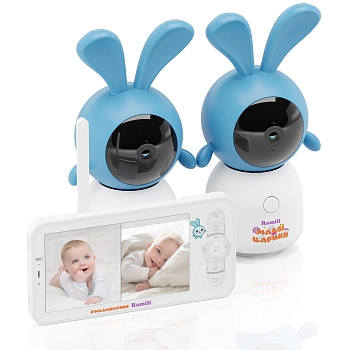 Видеоняня Ramili Baby RV100X2KROSH Крошик, Малышарики (с креплениями)