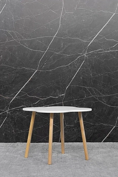 Стол ANTEMI облако (Белый/Дерево)