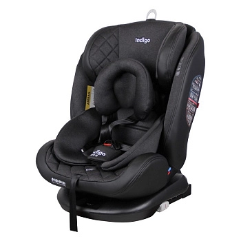 Автокресло Indigo AERO ISOFIX, ST-3, группа 0+1+2+3 (черный)